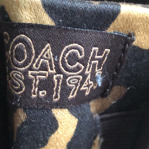 COACH Kira Animal Leopard Print Designer Sneakers Cheetah Women's Size 9 1/2B - Picture 5 of 16